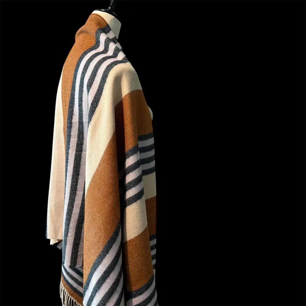 NWOT Madewell Interstripe Cape Scarf - Picture 7 of 9